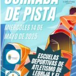 Las escuelas de atletismo de Lebrija y El Cuervo celebran una jornada conjunta en pista el 14 de mayo