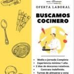 El Hotel Restaurante Vía Sevilla-Cádiz busca cocinero con experiencia