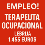 Oferta de empleo para terapeuta ocupacional en residencia de mayores de Lebrija