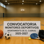 El Ayuntamiento de El Cuervo convoca plazas de monitores deportivos y crea una bolsa de empleo