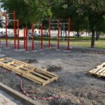 El Cuervo inicia la construcción de un parque de calistenia en el Parque de la Juventud