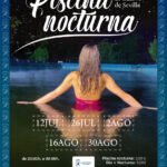 El Cuervo de Sevilla programa cinco jornadas de piscina nocturna en julio y agosto