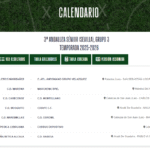 La RFAF publica el calendario oficial de El Cuervo Deportivo y fija fechas de la primera a la 26ª jornada