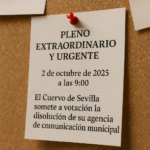 El Cuervo de Sevilla somete a votación la disolución definitiva de su agencia de comunicación municipal