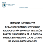 El Cuervo de Sevilla inicia el trámite para suprimir la radio y la televisión municipales y disolver la agencia pública