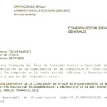 Aprobada la ayuda de 92.342,14 euros a El Cuervo de Sevilla para un programa de empleo temporal