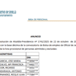 Aprobada la lista provisional de la Bolsa de Oficial de Jardinería en El Cuervo de Sevilla