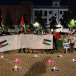 El Cuervo redobla su voz por Palestina: más de 60 personas en la manifestación