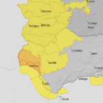 Alertas meteorológicas por lluvias, viento y tormentas en la Campiña sevillana
