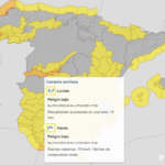 Aviso amarillo por lluvia y viento en la provincia de Sevilla este martes