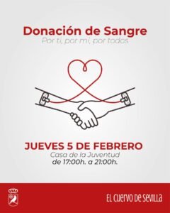 El Cuervo de Sevilla acoge hoy una jornada de donación de sangre en la Casa de la Juventud