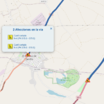 Corte parcial de carril en la N-4 entre El Cuervo de Sevilla y Utrera por obras